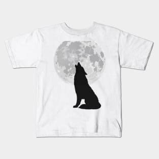 Howling wolf Kids T-Shirt